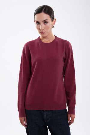 Джемпер жен 01117 каш мунх (S-44, 1209 брусничный)