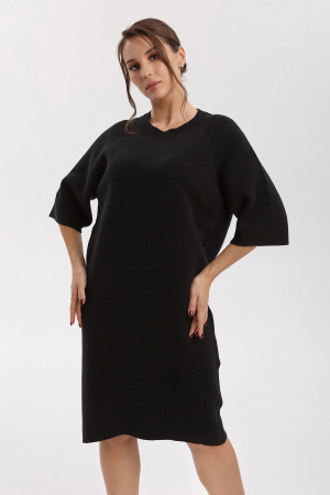 Платье KW082748 гоби (S-M, 1481 черн)