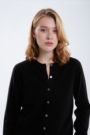 Кардиган жен 08478 (08179) каш Munkh (M-46, 81 черный)