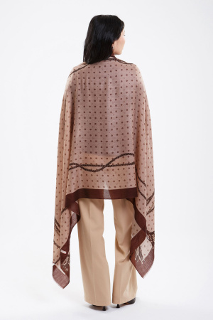 Палантин 221-0220-001 Хан Богд (200*98, 57/6900 кор/тем.кор)