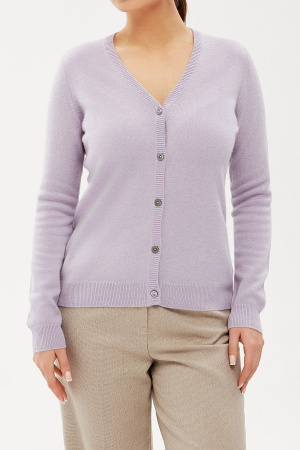 Кардиган жен КW024344 гоби (M-46, 1556 пастельно-лилов)