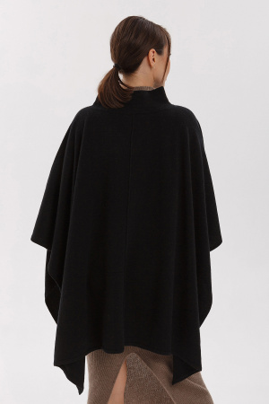 Пончо жен KW170597 гоби (XS-S, 1481 черн)