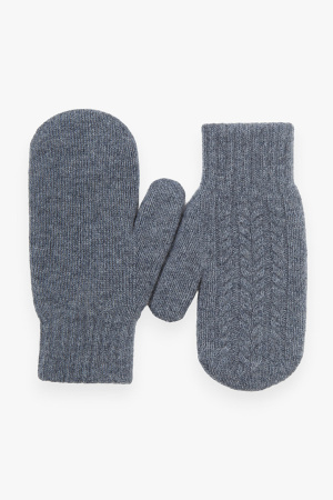 Варежки 30120 каш мунх КХ (F, 74 серый)