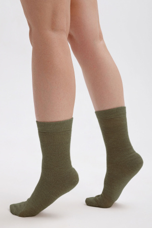 Носки 70% шерсть   (41-43, хаки)