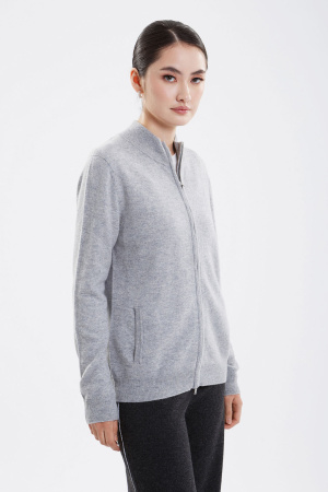 Кардиган жен KW020992 Гоби (2XL, 1299 светло-сер*мел)