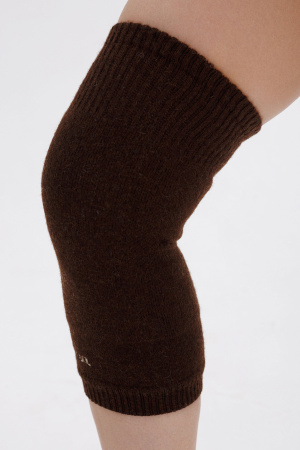 Наколенники длинные 70% шерсть ТОД (F, шоколадный)