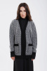 Кардиган жен 08370 каш Munkh (XL-50, 81/01 черн*бел)