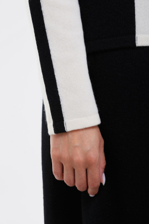 Джемпер жен 12208 каш Munkh (XL-50, 01/81 бел*черн)