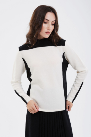 Джемпер жен 12208 каш мунх (M-46, 01/81 бел*черн)