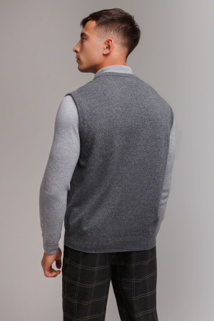 Жилет муж КМ030189 (316003 ((320036)) гоби (S-44, 147 темно-серый)