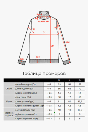 Джемпер жен 12186 каш мунх (XL-50, 1717 малиново-красный)