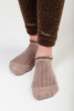 Носки укороченные 70% шерсть ТОД (34-36, коричневый )
