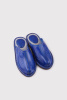 Тапочки кожаные без пятки Bogts (36-37, синий)