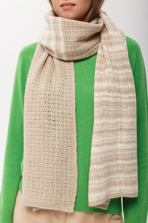 Шарф КА211826 гоби (200*35, 1000/Н-1 бежево-кор*бел)