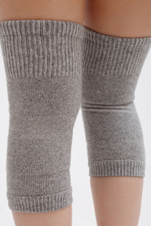 Наколенники длинные 70% шерсть ТОД (F, серый)