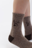 Носки 100% шерсть КАШЕМИР ХАУС (ХК) (34-36, кор*шок олень)