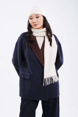 Шарф кашем WF66001 БлюСкай (180*30(+-2), 01 белый)