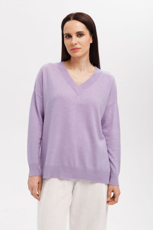 Пуловер жен 02056 каш Мунх (L-48, 728 лаванд)