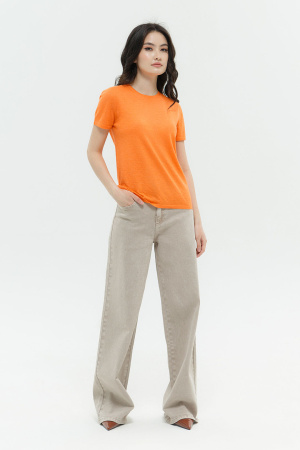 Джемпер жен каш+шелк HAD22057L БлюСкай (L-48, 68026 оранж)