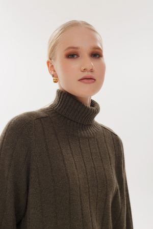 Свитер жен 12175 каш Мунх (M-46, 740 хаки)