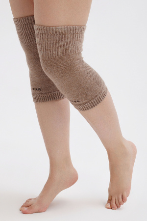 Наколенники короткие 70% шерсть ТОД (F, коричневый)