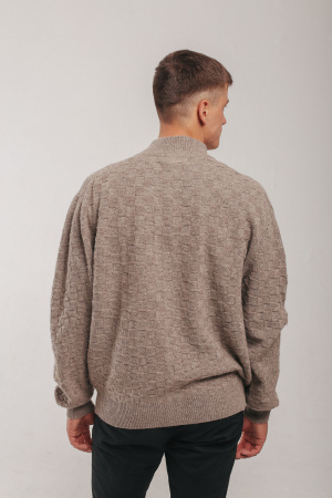 Кардиган 7М04005 на пуговицах ТОД (M-46, коричневый )