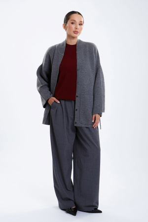 Кардиган жен каш 08384 Munkh (XL-50, 74 серый)