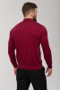 Джемпер муж с выс ворот KМ060540/KM060692 каш+шелк гоби (M-46, 46 бордо)