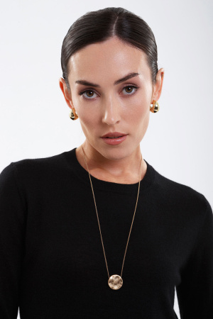 Джемпер жен KW043843 каш+шелк гоби (M-46, 7018 черн)