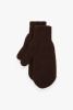 Варежки взрослые 70% шерсть ТОД (1, шоколадный)