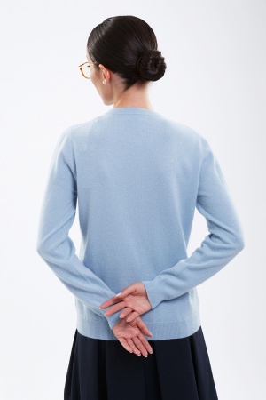 Кардиган жен 08478 (08179) каш Munkh (XL-50, 680 голубой)