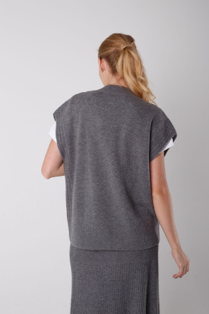 Жилет жен 06084 Мунх КХ (2XL-52, 74 серый)