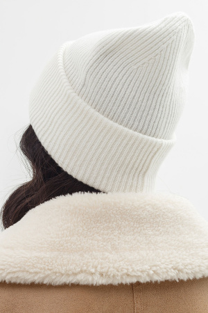 Шапка c отворотом ШК-101832 КАШЕМИР ХАУС (MAGNAG) (F, 01 белый)