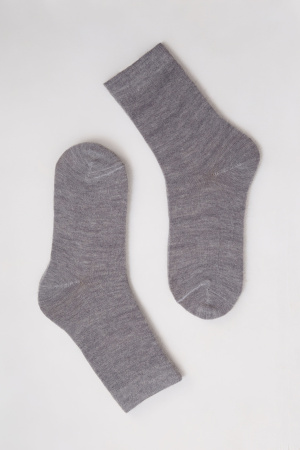 Носки 70% шерсть   (35-37, серый)