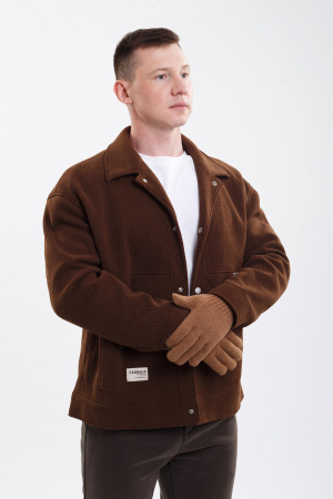 Перчатки взрослые 70% шерсть ТОД (1, рыжий)