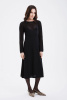 Платье 10-25-301-SL (каш+шелк) Гоеол (L-48, 4061 черн)