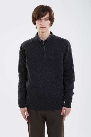 Сорочка муж 11008 на молнии каш Мунх (2XL-52, 75 графитовый)