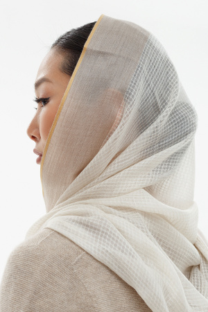 Шаль WA200311 Гоби (200*90, 755/148/1352 беж/кор/желт)