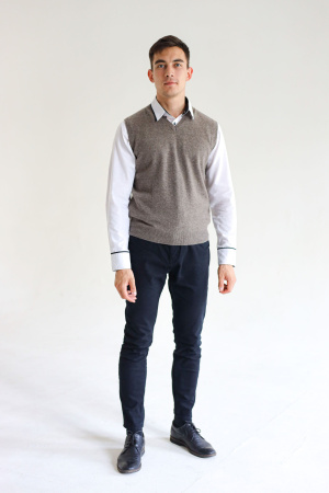 Жилет муж 6001a yame Бодиос (L-48, 6 серо-коричн)