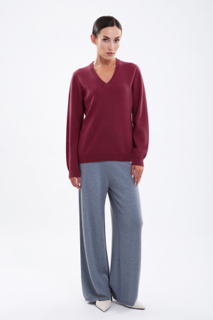 Пуловер жен 02063 каш Мунх (S-44, 1209 брусничный)