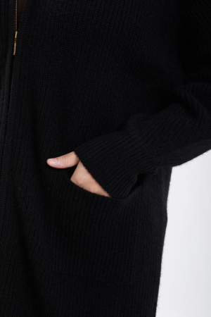 Кардиган (пальто) 113-0119-032 Хан Богд (S-44, 81 черный)