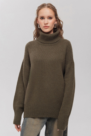 Свитер жен 12189 каш Мунх КХ (M-46, 740 хаки)