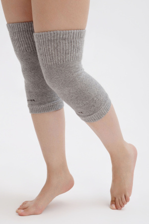 Наколенники короткие 70% шерсть ТОД (F, серый)