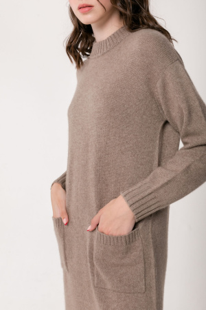 Платье 13094 каш Мунх (L-48, 57 коричневый)