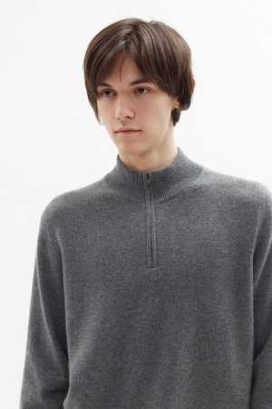 Сорочка муж 11008 на молнии каш Мунх (M-46, 74 серый)