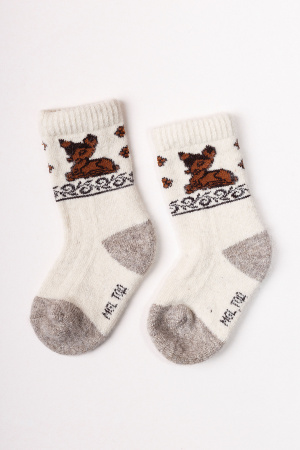 Носки дет 100% шерсть ТОД (32-34,  в ассортименте )