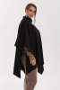 Пончо жен KW170597 гоби (XS-S, 1481 черн)