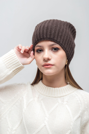 Шапка 04004-1 як мунх КХ (F, 04 темный шоколад)