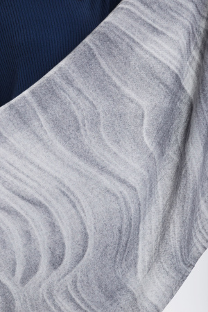 Шаль WA990001 (2АТ9912001А02500 ( (4112ch13)) Гоби (200*65, 755/А055 бел*сер)