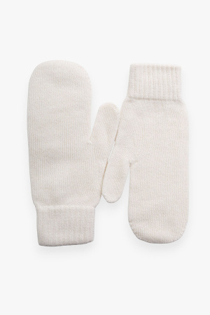 Варежки КW190362 гоби (F, 755 белый)